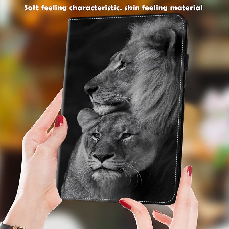 Case iPad Pro 13 (2024) Telefonfodral Lions