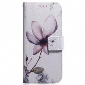 Fodral iPhone 16 Plus Rosa Blomma