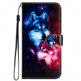 Fodral iPhone 16 Pro Lanyard Wolves