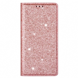 Folio-fodral iPhone 16 Pro Glitter