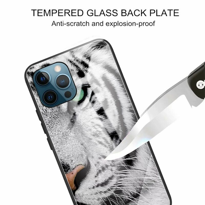 Skal För iPhone 13 Pro Tiger Härdat Glas