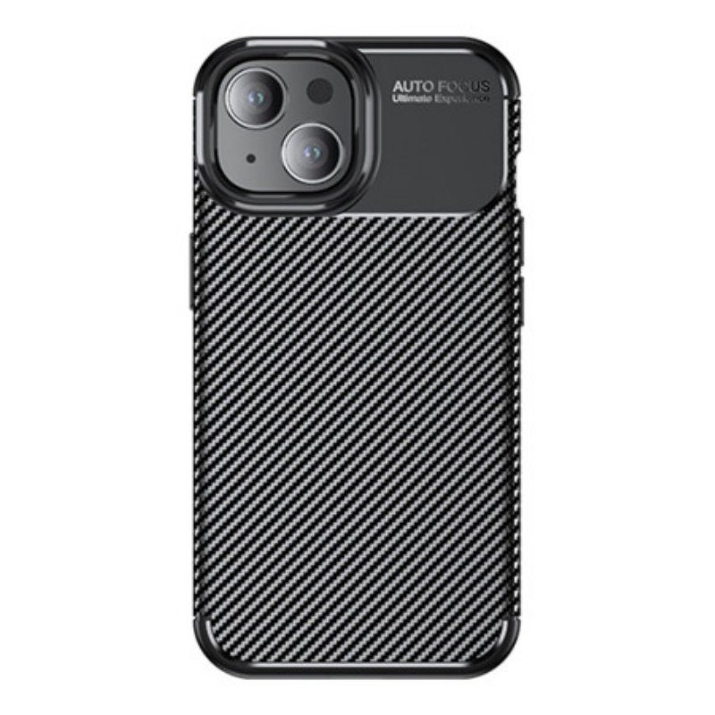 Skal iPhone 15 Plus Carbon Texture Fiber