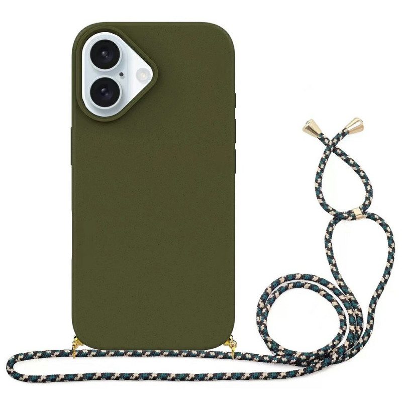 Skal iPhone 16 Plus Telefonfodral Cordon Wheat Straw