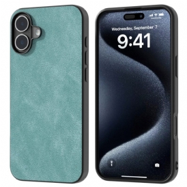 Skal iPhone 16 Plus Telefonfodral Läderstil