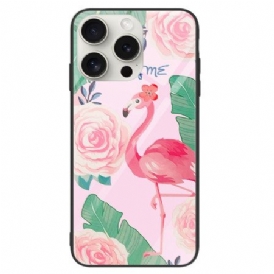 Skal iPhone 16 Pro Flamingo Härdat Glas