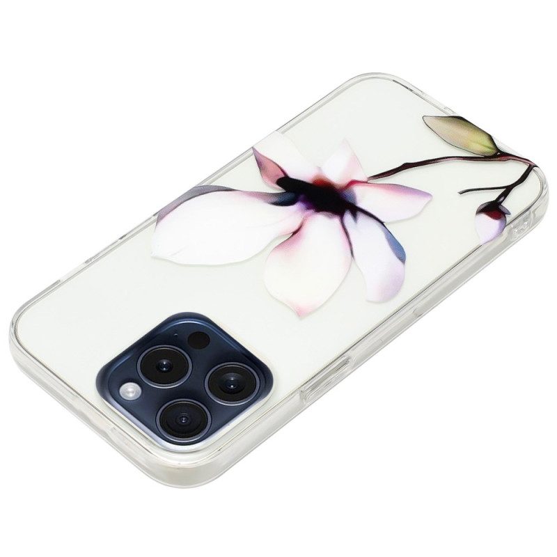 Skal iPhone 16 Pro Max Vit Blomma