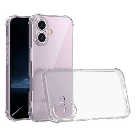 Skal iPhone 16 Transparent Förstärkt