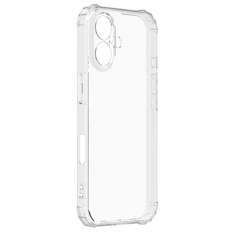 Skal iPhone 16 Transparent Förstärkt