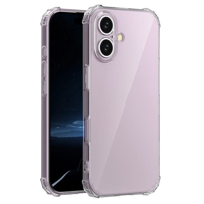 Skal iPhone 16 Transparent Förstärkt