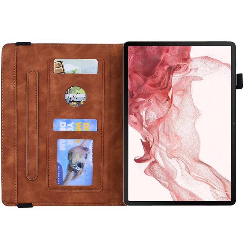 Case Samsung Galaxy Tab S9 Fe Plus Telefonfodral Blommönster