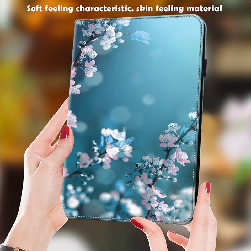 Case Samsung Galaxy Tab S9 Plus Telefonfodral Plommonblomningar