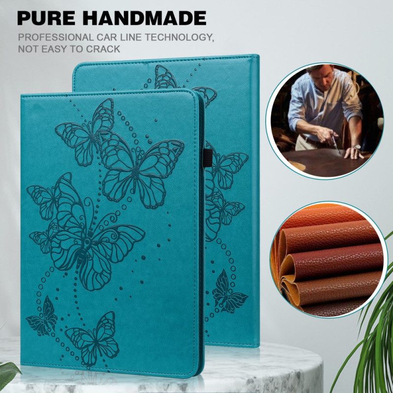 Case Samsung Galaxy Tab S9 Telefonfodral Fjärilsmönster