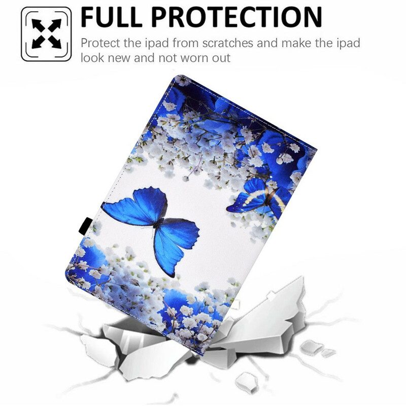 Fodral Case För Samsung Galaxy Tab A7 Lite Fjärilsvariationer