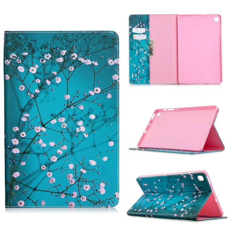 Fodral Case För Samsung Galaxy Tab S6 Lite Blommande Träd