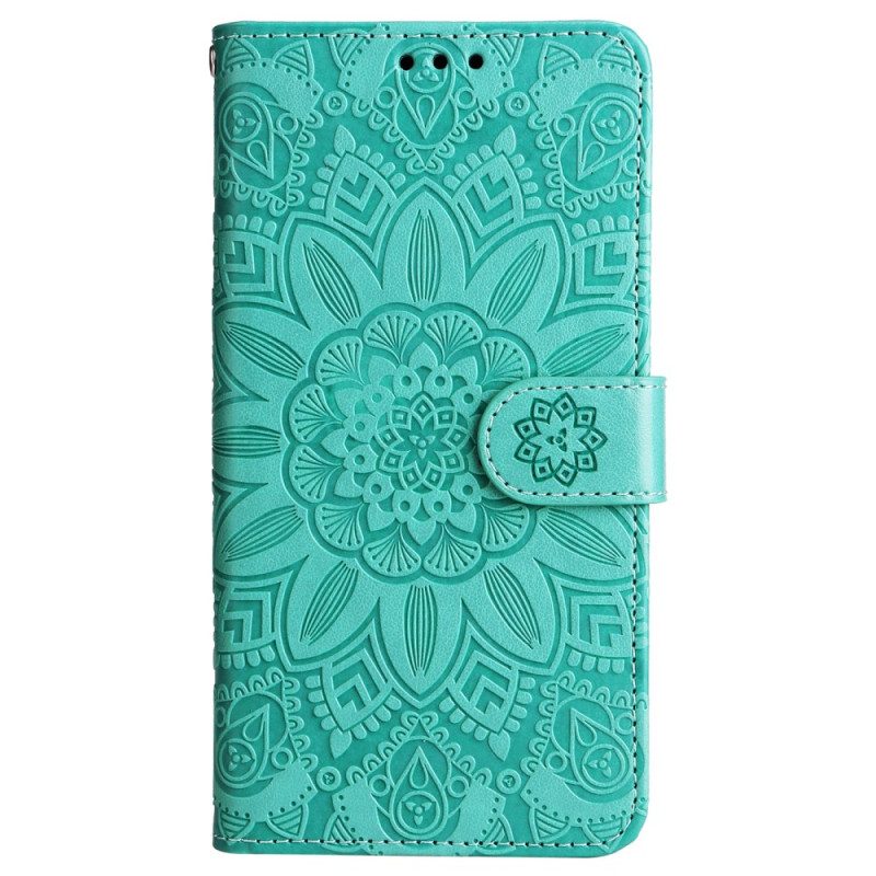 Fodral För Samsung Galaxy M55 5g Mandala Med Band