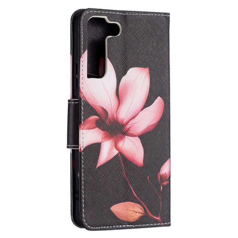 Fodral För Samsung Galaxy S22 Plus 5G Rosa Blomma