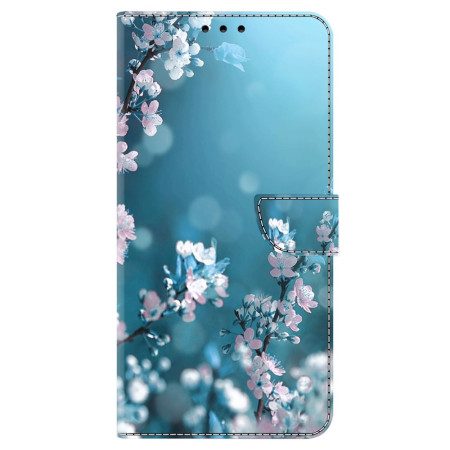 Fodral Samsung Galaxy A15 Vita Blommor