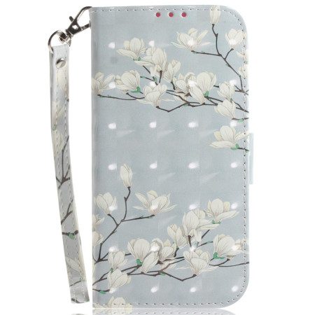 Fodral Samsung Galaxy A16 5g Lanière Magnolias