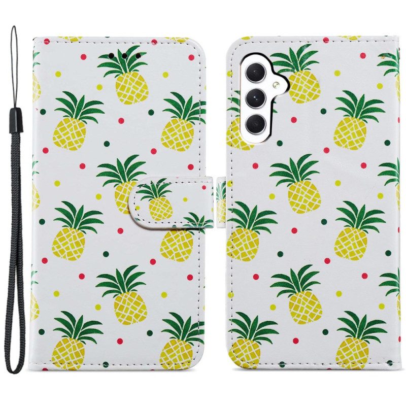 Fodral Samsung Galaxy A55 5g Ananas I Lnaière