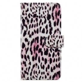 Fodral Samsung Galaxy A55 5g Leopardtrycksband