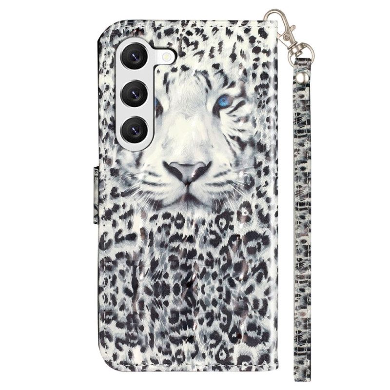 Fodral Samsung Galaxy S24 5g Leopard Med Snodd