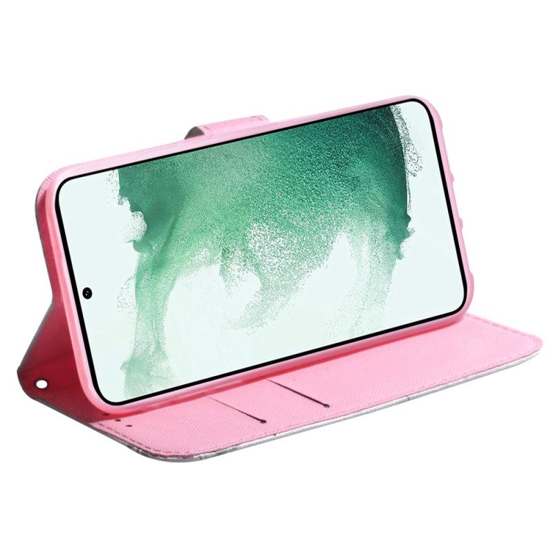 Fodral Samsung Galaxy S24 Plus 5g Rosa Blomma