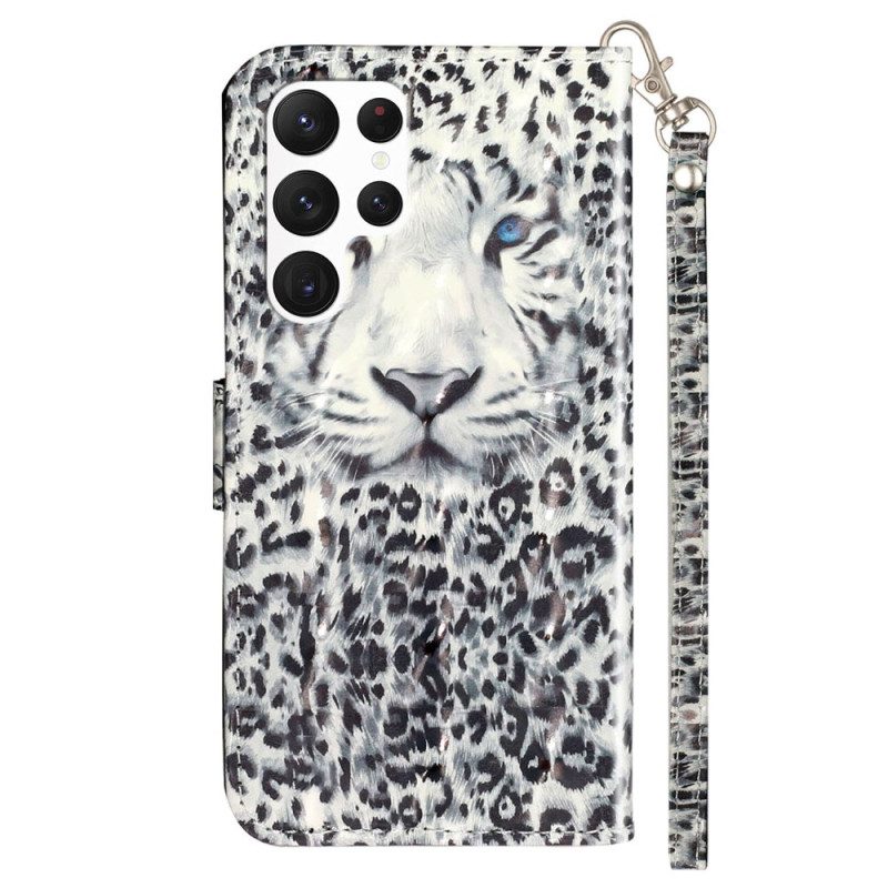 Fodral Samsung Galaxy S24 Ultra 5g Leopard Med Rem