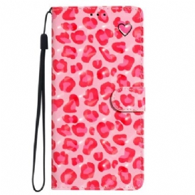 Fodral Samsung Galaxy S24 Ultra 5g Rosa Leopardtryck