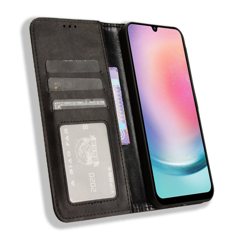 Folio-fodral Samsung Galaxy M55 5g Telefonfodral Retro