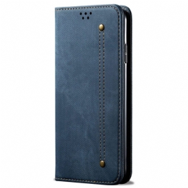 Folio-fodral Samsung Galaxy S24 Fe Jeanstyg