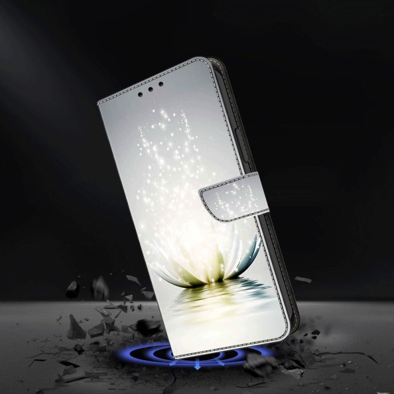 Läderfodral Samsung Galaxy A15 Telefonfodral Lotus