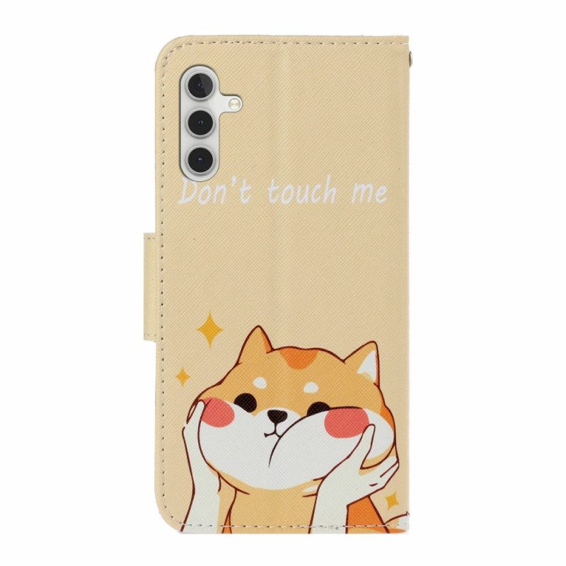 Läderfodral Samsung Galaxy A16 5g Telefonfodral Shiba Inu