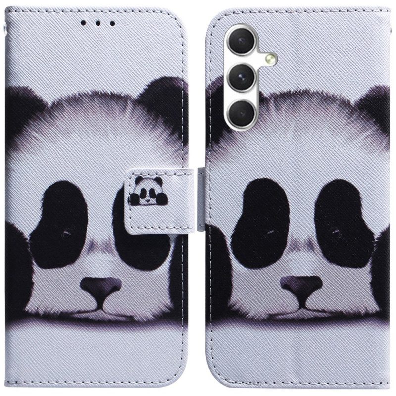 Läderfodral Samsung Galaxy S24 5g Telefonfodral Panda