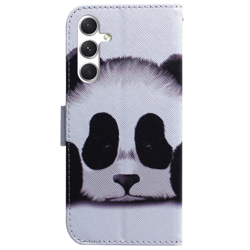 Läderfodral Samsung Galaxy S24 5g Telefonfodral Panda