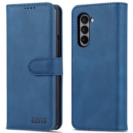 Läderfodral Samsung Galaxy Z Fold 5 Telefonfodral Azns Lädereffekt