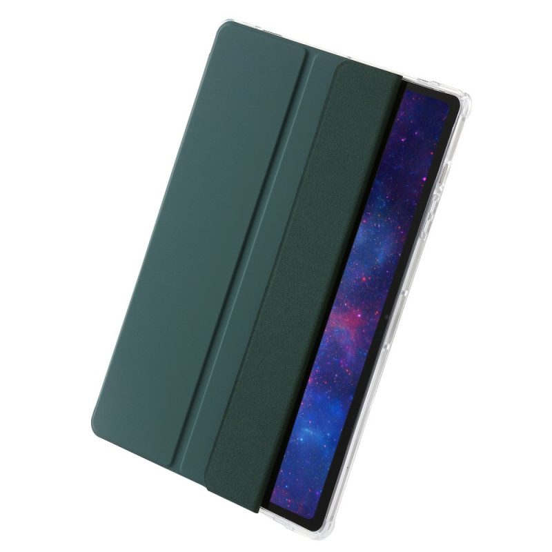 Samsung Galaxy Tab S9 Plus Tri-fold Transparent Baksida