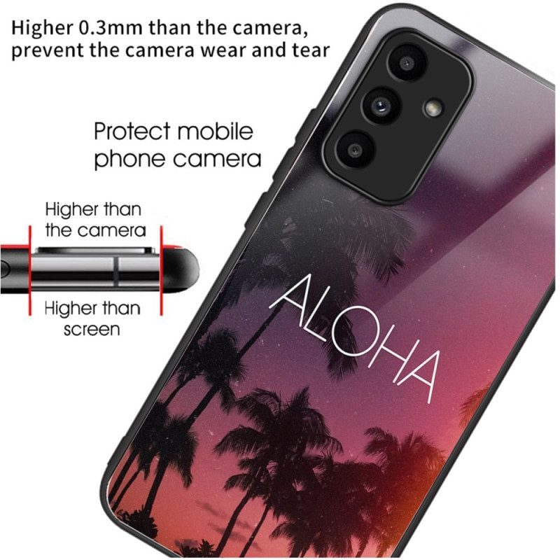 Skal För Samsung Galaxy A15 Aloha Härdat Glas