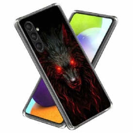 Skal För Samsung Galaxy A16 5g Red Wolf Silikon