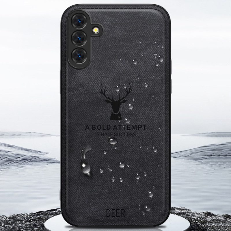 Skal För Samsung Galaxy A55 5g Faux Deer Leather