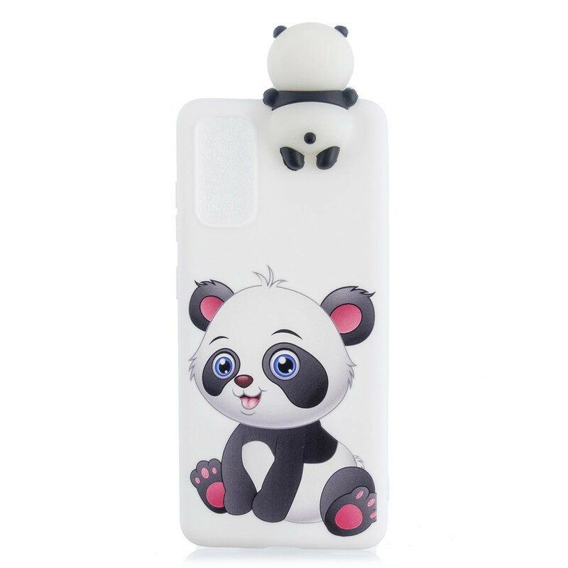 Skal För Samsung Galaxy A71 3d Söt Panda