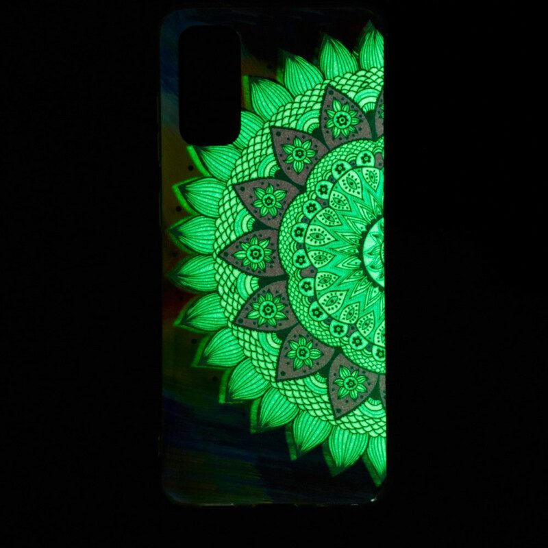 Skal För Samsung Galaxy S20 Fluorescerande Färgglada Mandala