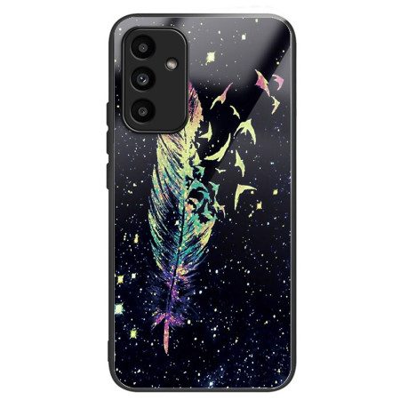 Skal Samsung Galaxy A15 Telefonfodral Fjäderhärdat Glas