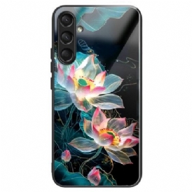 Skal Samsung Galaxy A16 5g Telefonfodral Blommor I Härdat Glas