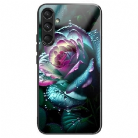 Skal Samsung Galaxy A16 5g Telefonfodral Rosa Härdat Glas