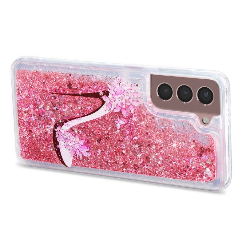 Skal Samsung Galaxy S24 Plus 5g Flytande Glitterpump