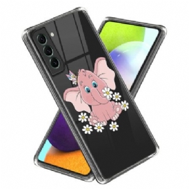 Skal Samsung Galaxy S24 Plus 5g Telefonfodral Rosa Elefant