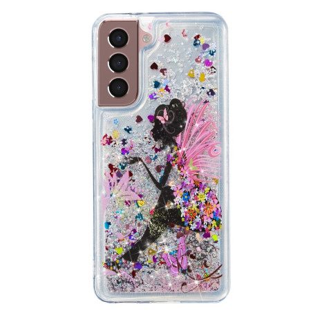 Skal Samsung Galaxy S24 Plus 5g Telefonfodral Ung Flicka Flytande Glitter