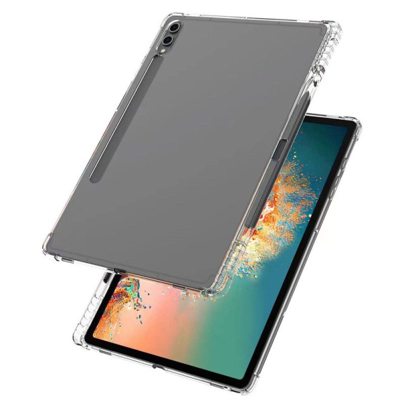 Skal Samsung Galaxy Tab S9 Plus Transparent Med Förstärkta Hörn Och Pennhållare