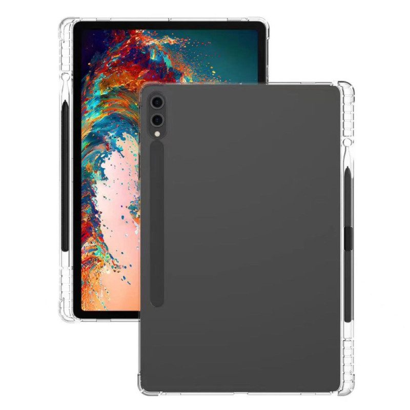 Skal Samsung Galaxy Tab S9 Ultra Telefonfodral Transparent Pennhållare