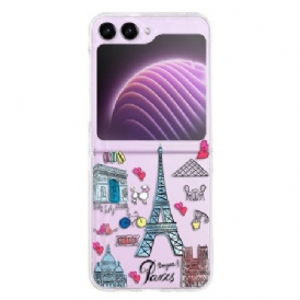 Skal Samsung Galaxy Z Flip 5 Transparent Paris